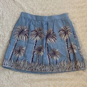 J. Crew linen skirt
